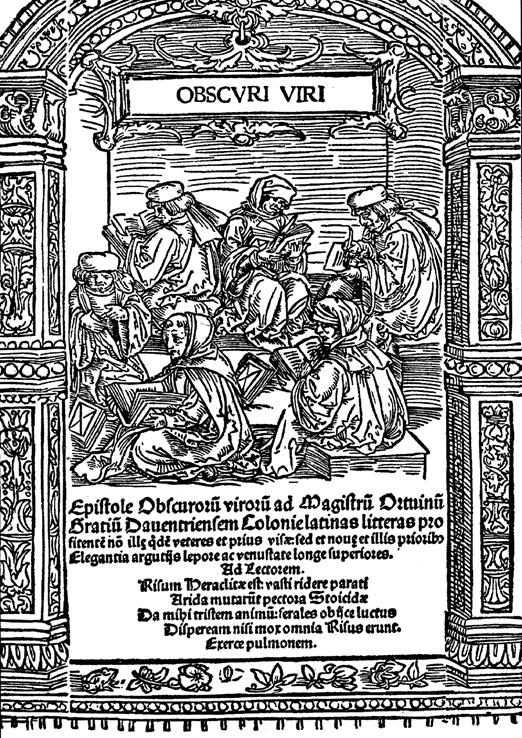 «Письма темных людей». (1514).